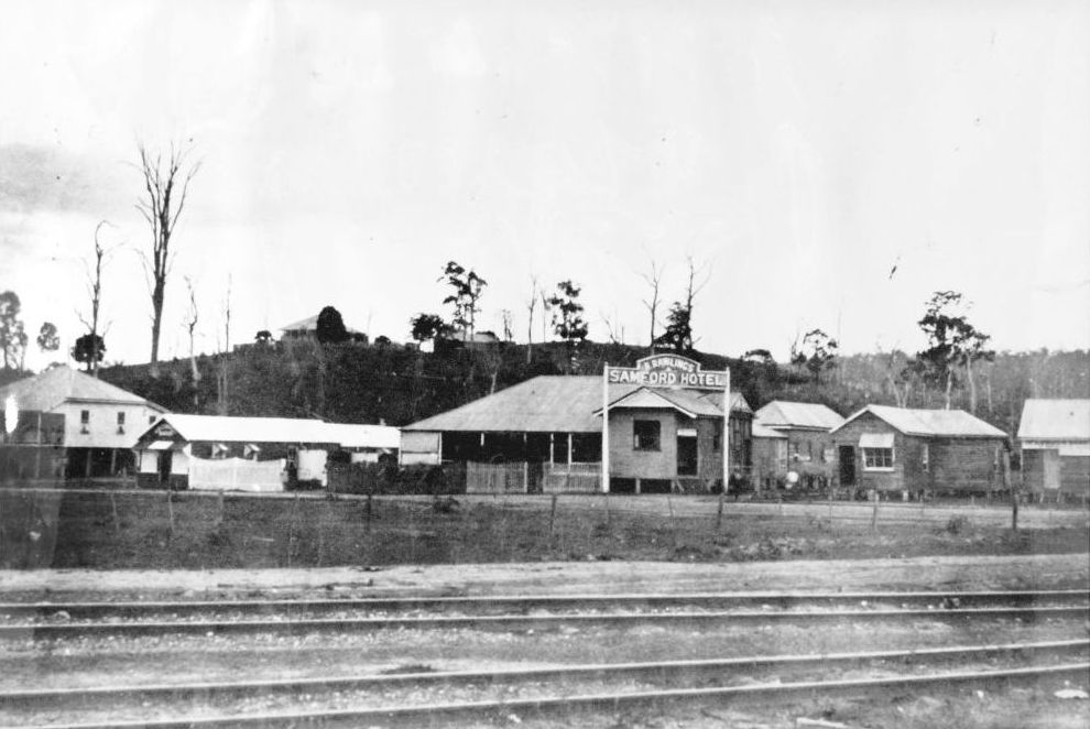 Early development on Main Street, Samford Village (looking north)