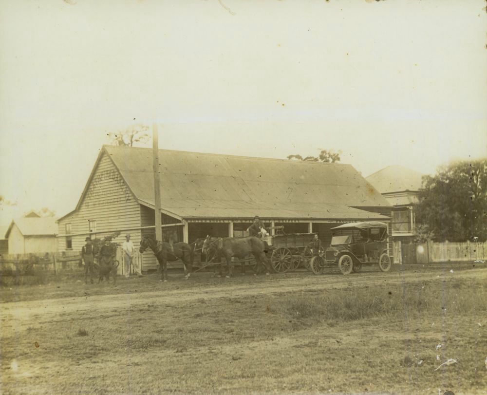 Piggott's bakery and general store, Strathpine, ca. 1920