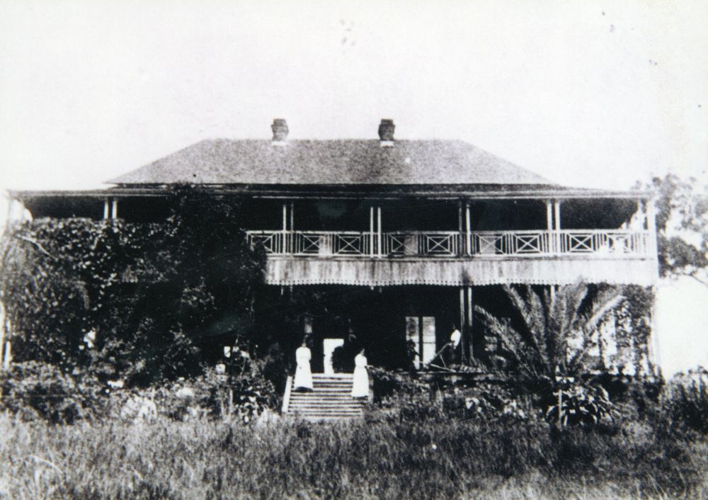 Aust House, later known as Samsonvale House, home of the pioneering Joyner family at Samsonvale, 1904