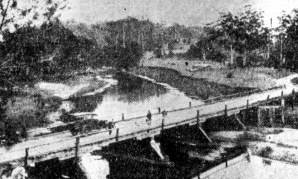 Cash's Crossing Bridge, 1928