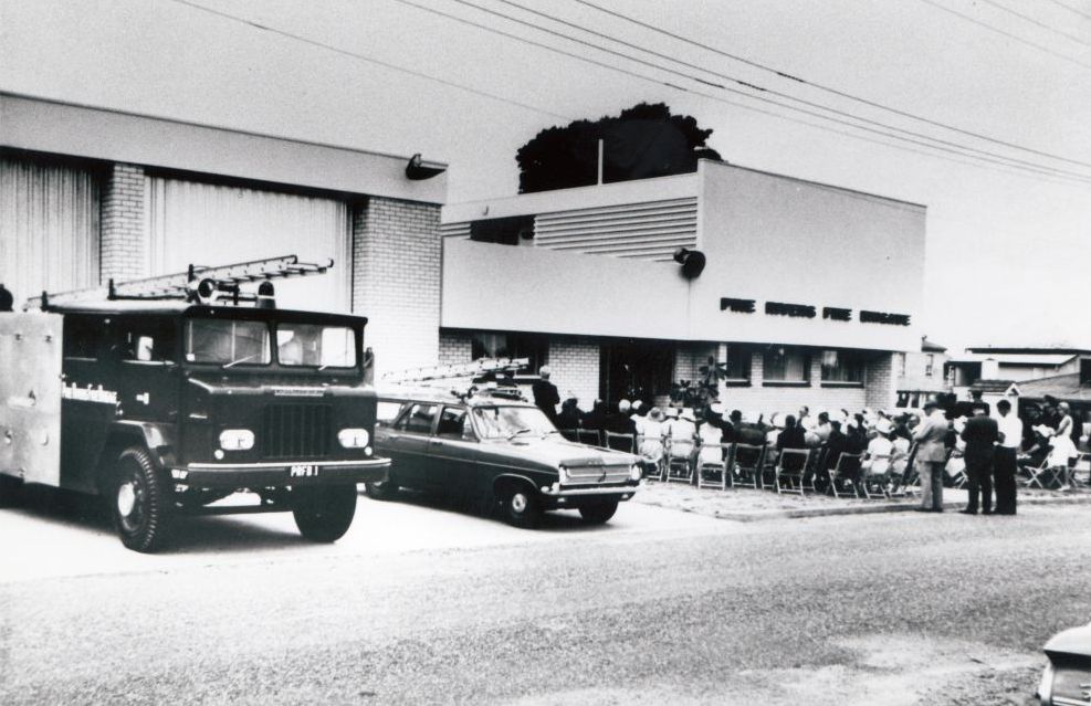 Opening of the headquarters of the Pine Rivers Fire Brigade in Young Street Petrie