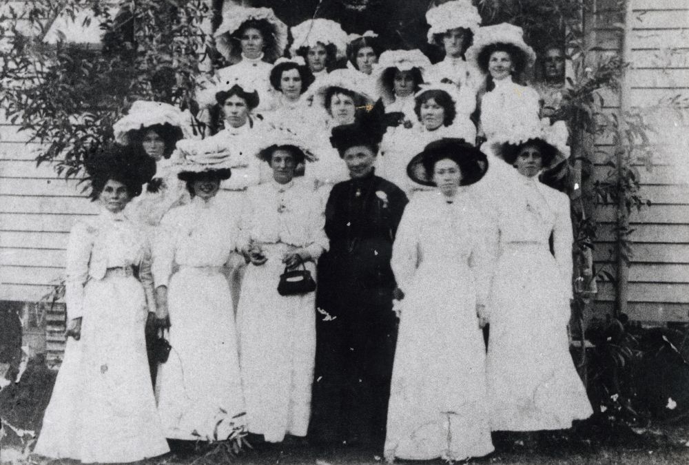 Committee members responsible for the first local fete at Samsonvale.