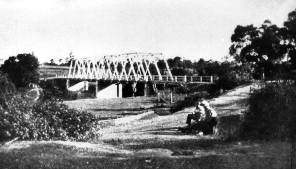 Cash's Crossing Bridge, Albany Creek in the late 1930s