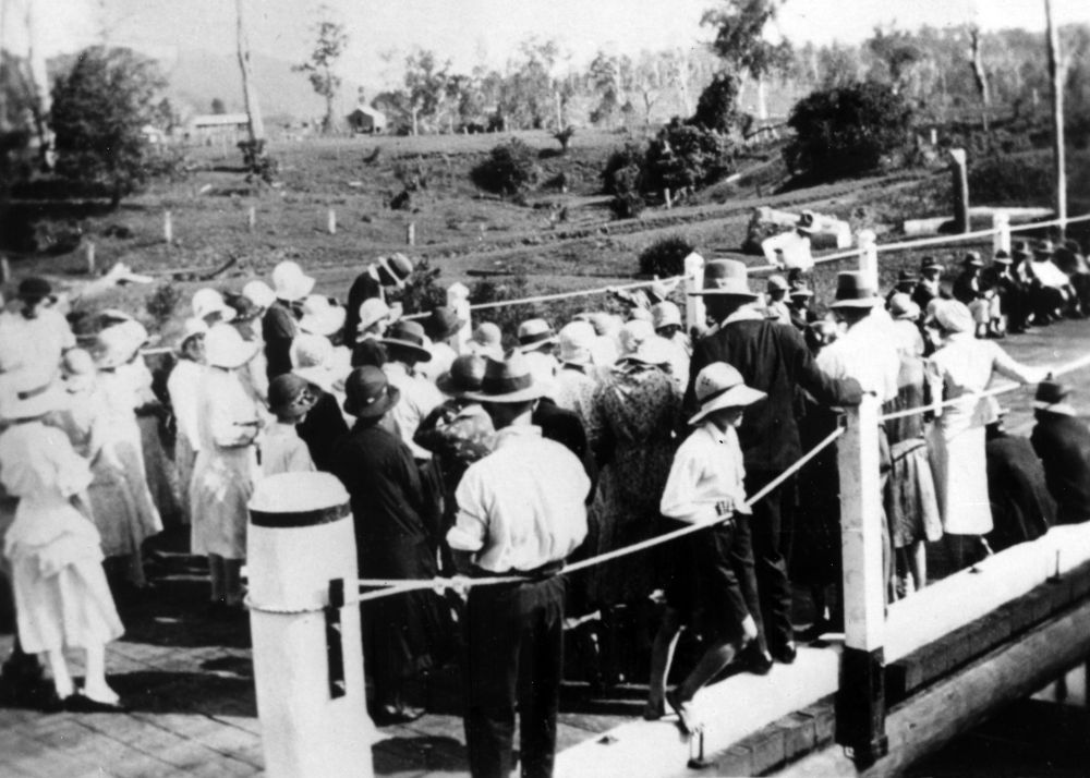 Opening of South Pine Bridge, Strathpine, 1937
