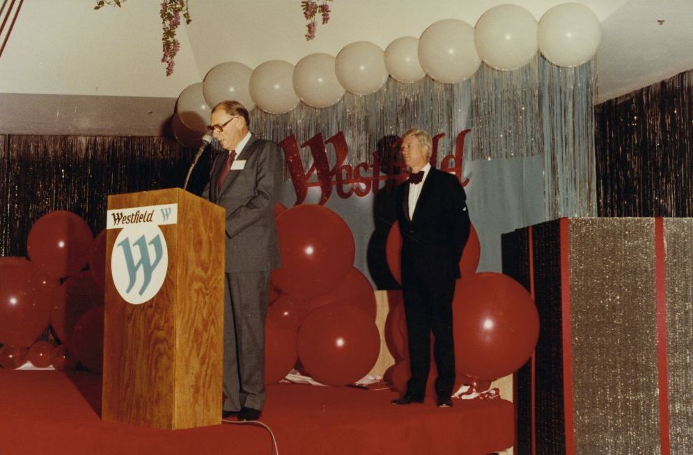Official opening of Westfield Shopping Centre on Monday evening, 22 August 1983