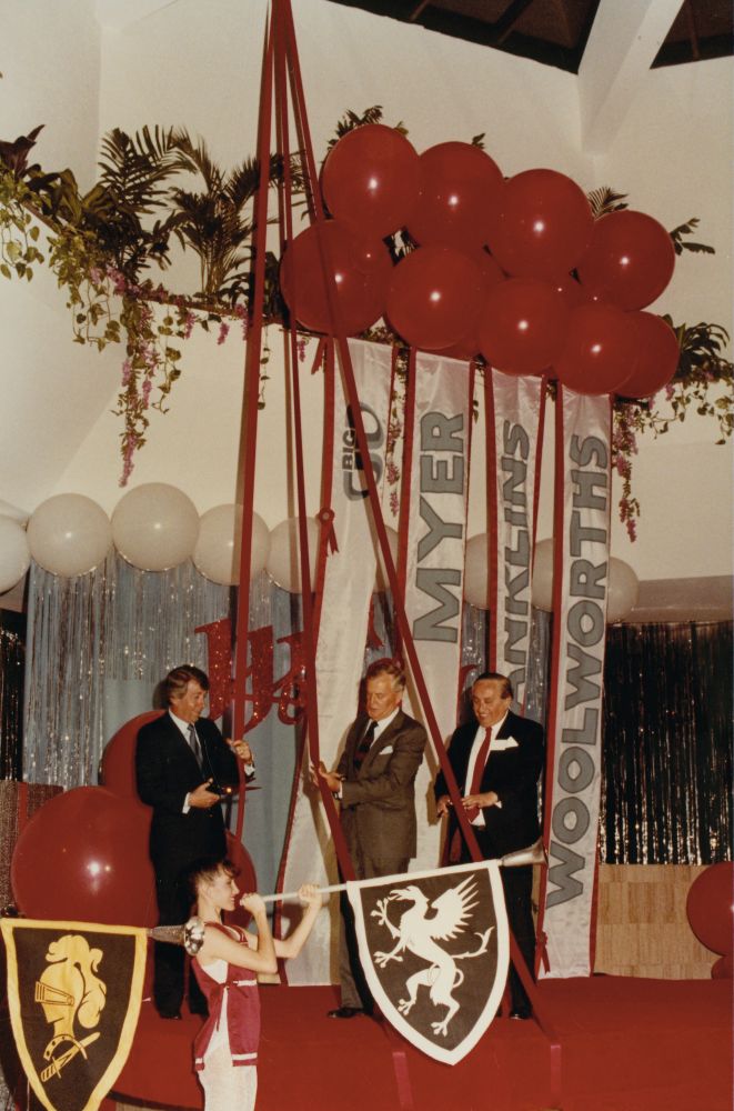 Official opening of Westfield Shopping Centre on Monday evening, 22 August 1983