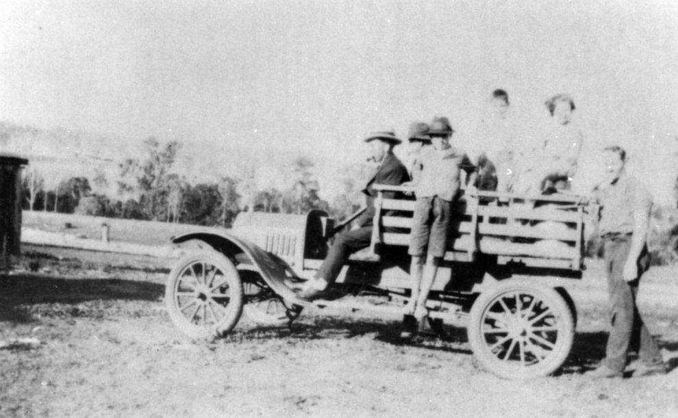 Vehicle made by Mr Quinn 1914 body and 1928 car