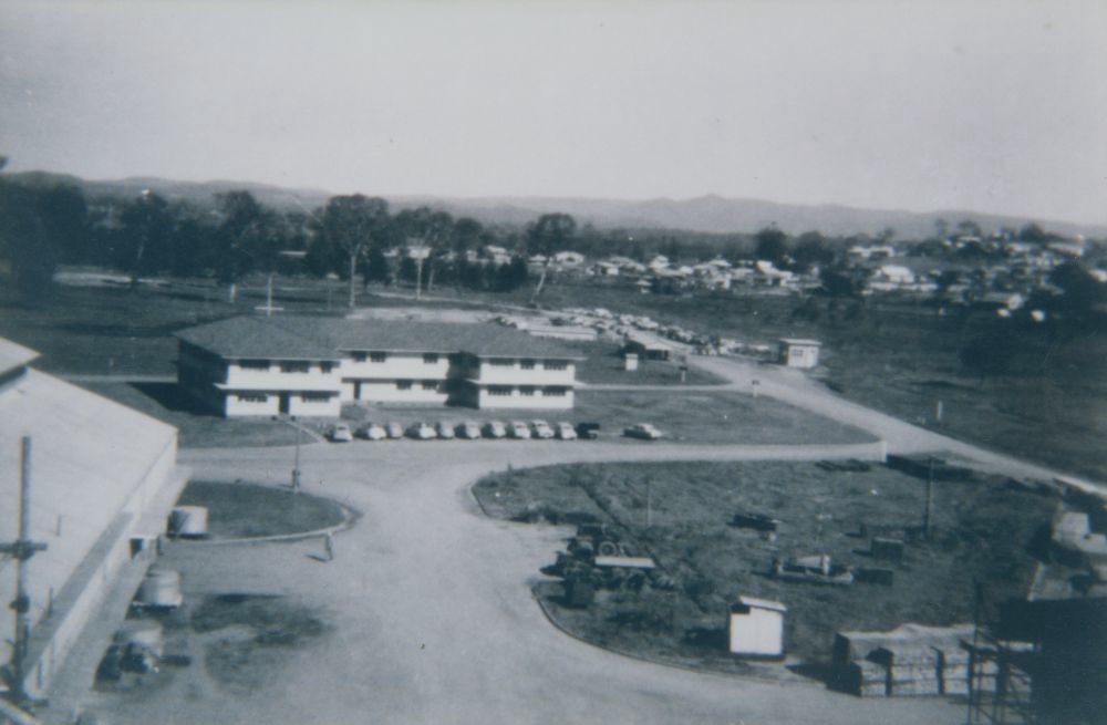 Australian Paper Manufacturers (APM) Petrie Mill, under construction, mid/late 1950s