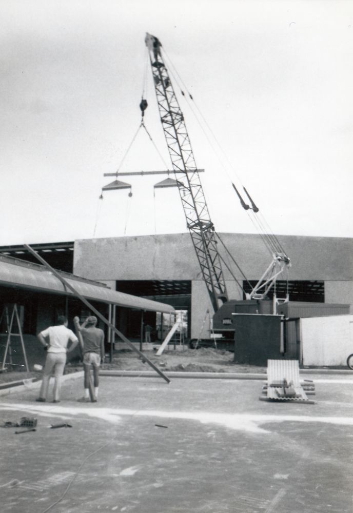 Construction of Stramit Industries' factory in Brendale, 1987