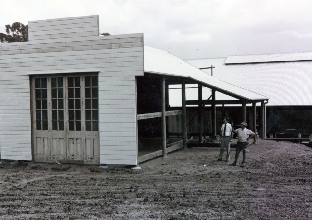 Reconstruction of the Ithaca Fire Station at the North Pine Country Park, 1987