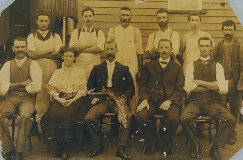 Silverwood Butter Factory staff, Terrors Creek (Dayboro), 1903