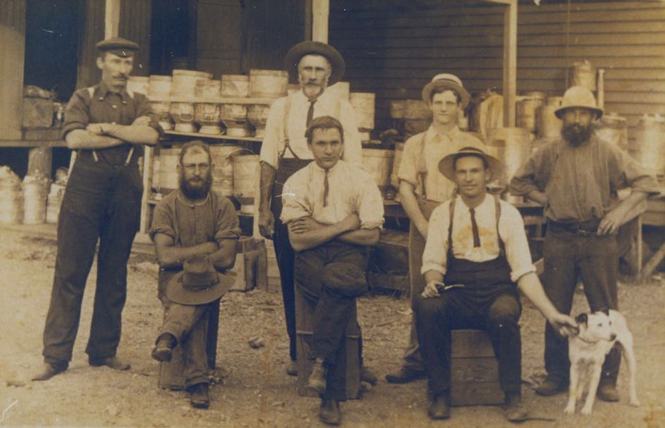 Silverwood Butter Factory workers, Terrors Creek (Dayboro), 1907