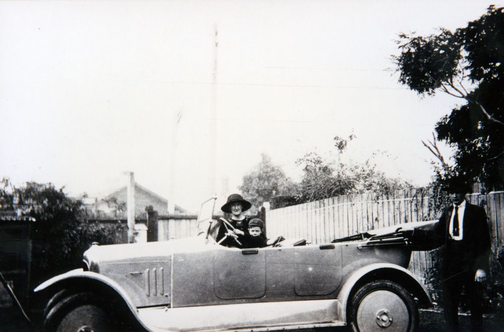 Car at the England's farm, South Pine Road Brendale