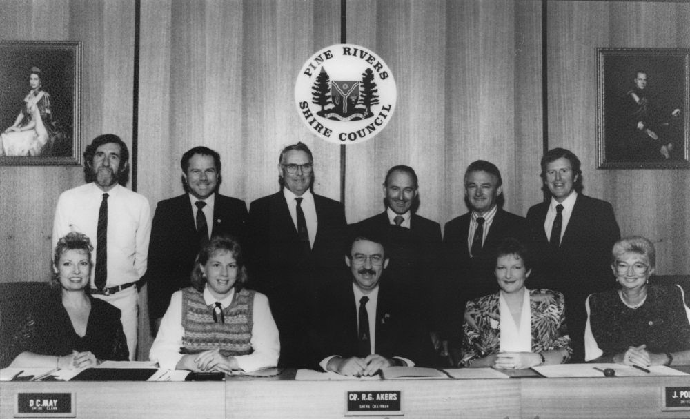 Members of the 1991-1994 Pine Rivers Shire Council