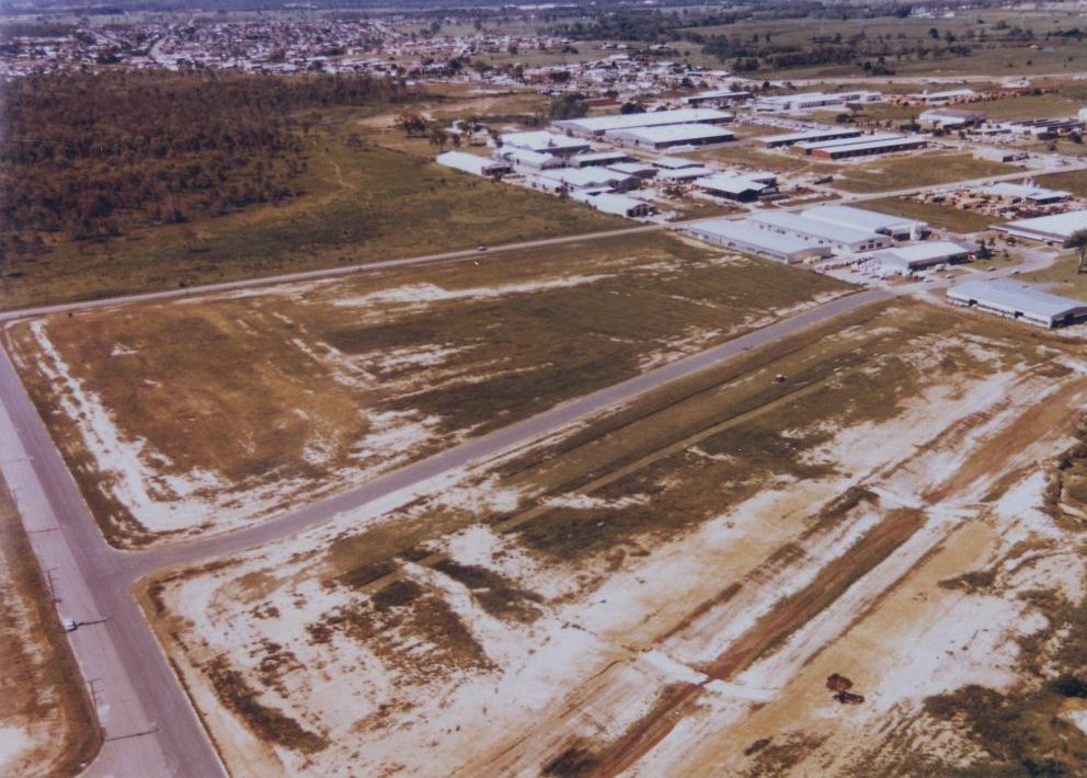 Aerial photograph of Brendale Industrial area in 1983