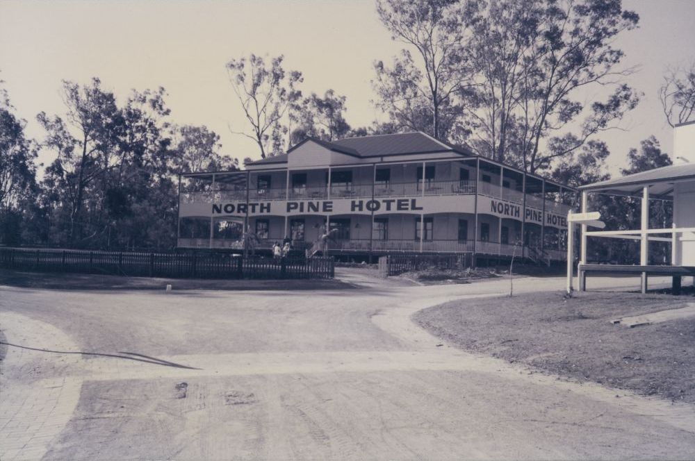 Newly constructed North Pine Hotel at North Pine Country Park, 1995