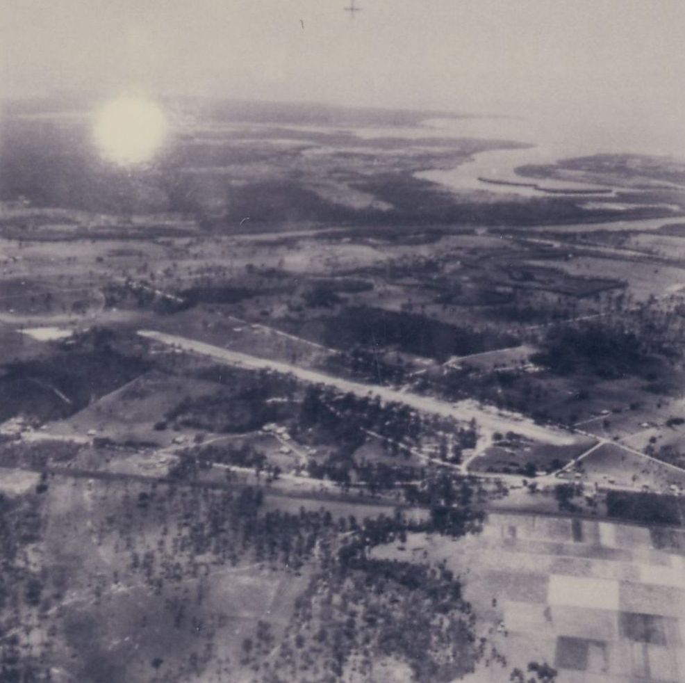 Aerial view of airstrip in Strathpine
