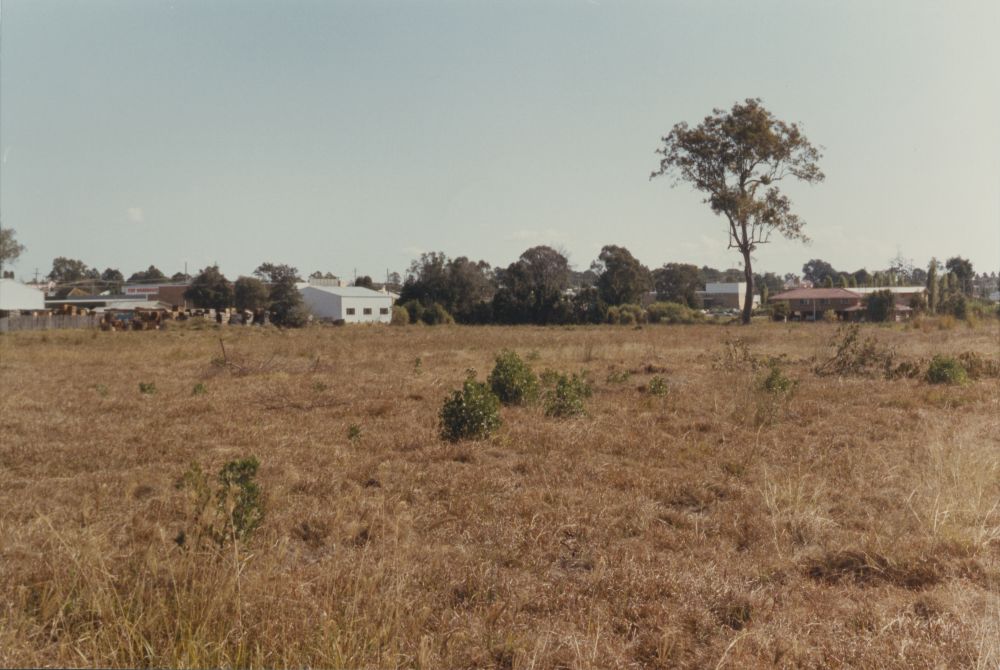 Strathpine looking north from where Westfield land (Westfield Strathpine Shopping centre) is located