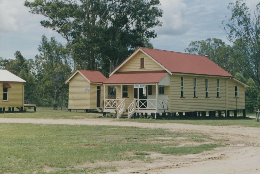 North Pine Country Park - Courthouse and jail (gaol), ca. 1980s