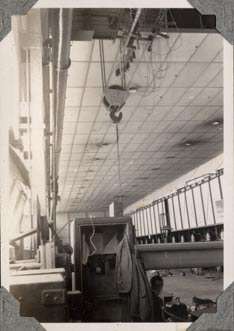 Crane with Control Cables Lifted