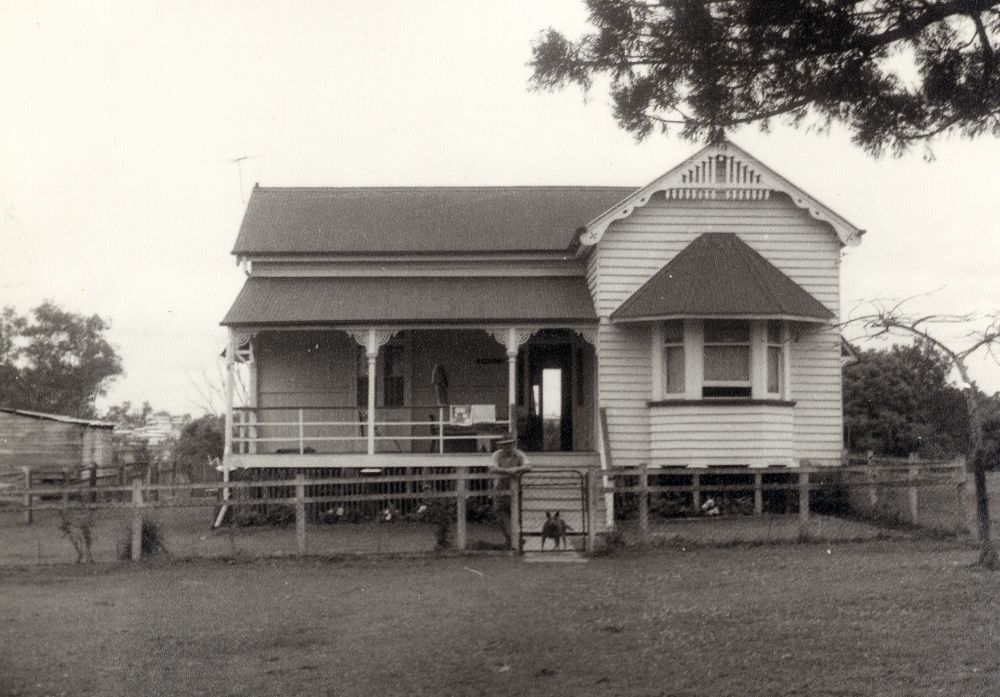 Front view of Hugh O'Loan's Cottage, Petrie, 1976