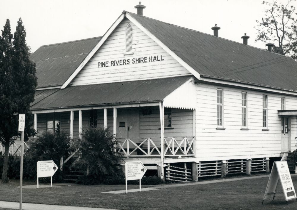 Pine Rivers Shire Hall (Old Shire Hall), Gympie Road Strathpine, 1976