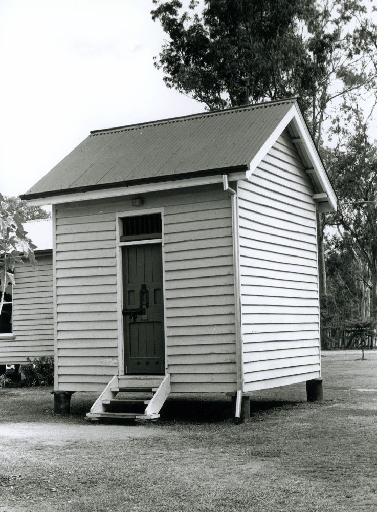 Police prison cell, North Pine Country Park, 1994