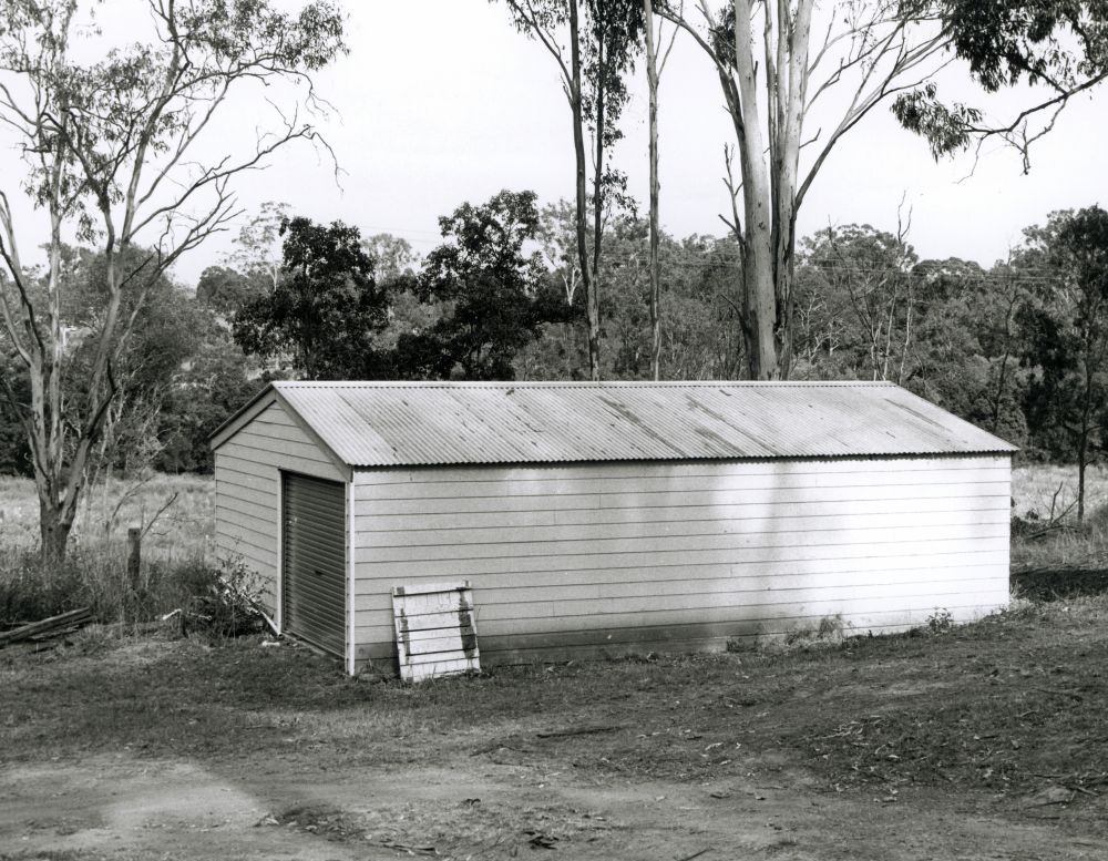 Storage shed, North Pine Country Park, 1994