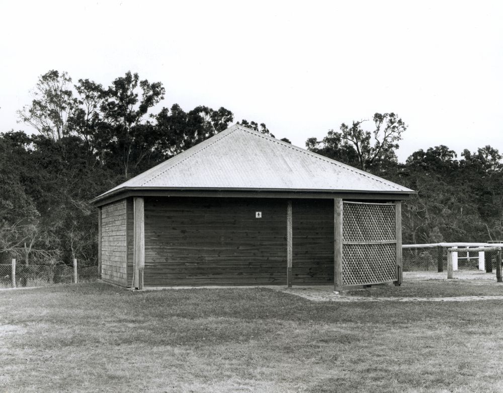 Toilet block in North Pine Country Park, 1994