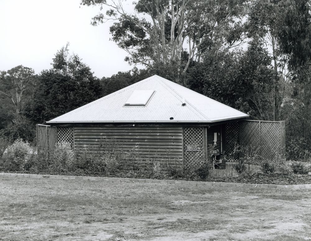 Toilet block in North Pine Country Park, 1994