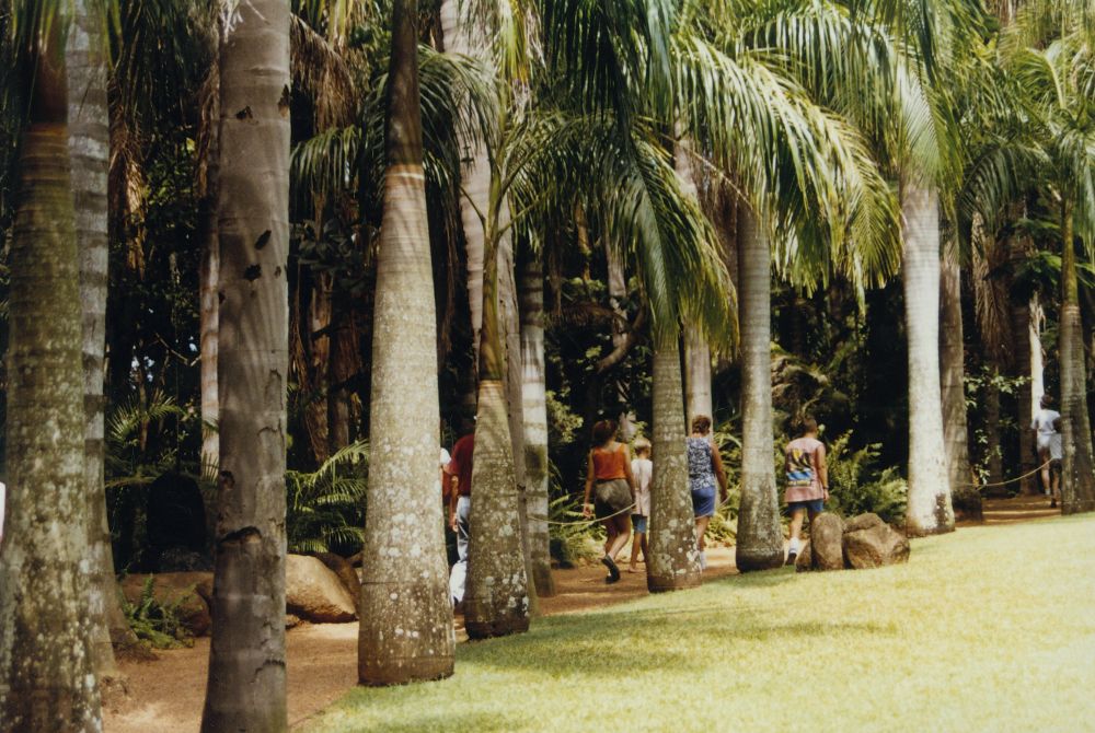 Gardens at Alma Park Zoo, ca. 1990