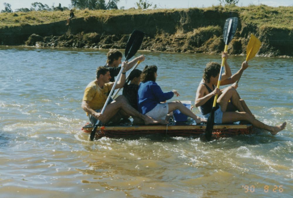 Pine Rivers Park Raft Race, 1990