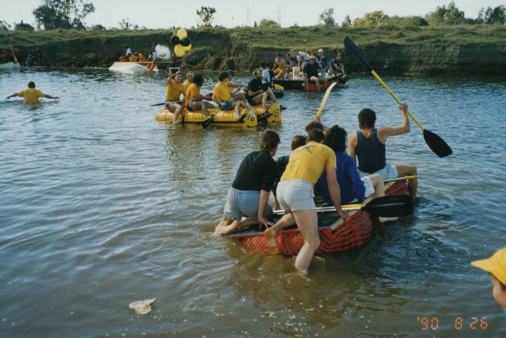 Pine Rivers Park Raft Race, 1990