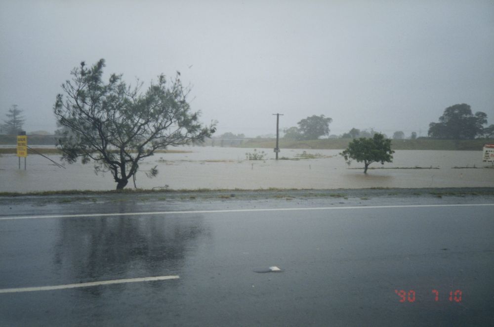 Flood waters from the South Pine River at Strathpine, April / May 1996