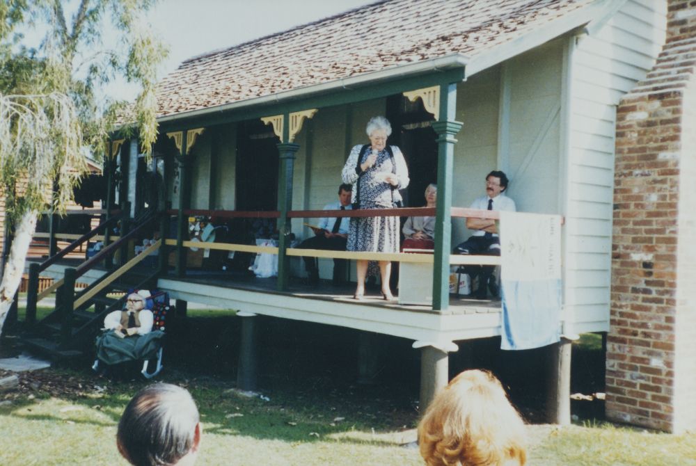 Opening of Hay Cottage, Dayboro, 1991