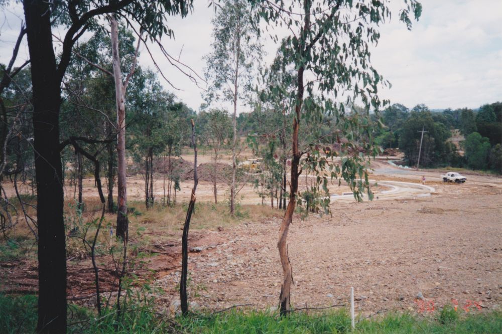 Land clearing Dayboro Road Petrie, 1996