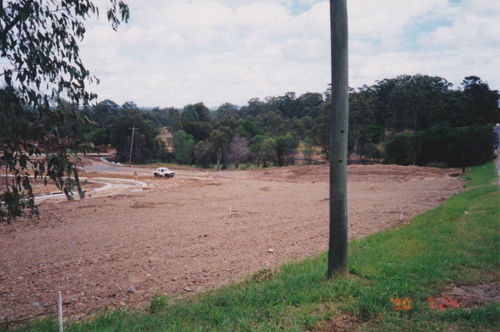 Land clearing Dayboro Road Petrie, 1996