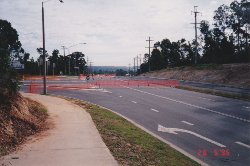 Roadworks on the corner of Old Northern Road and Explorer Drive Albany Creek