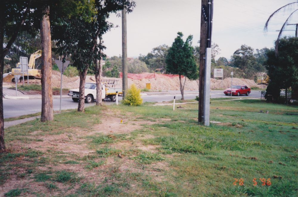 Roadworks near roundabout at Keong Road Albany Creek