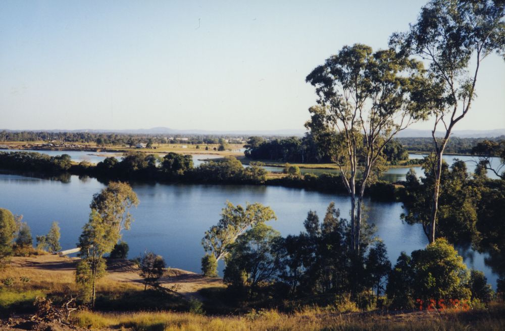 North Pine River from Castle Hill Estate, Murrumba Downs, 1996