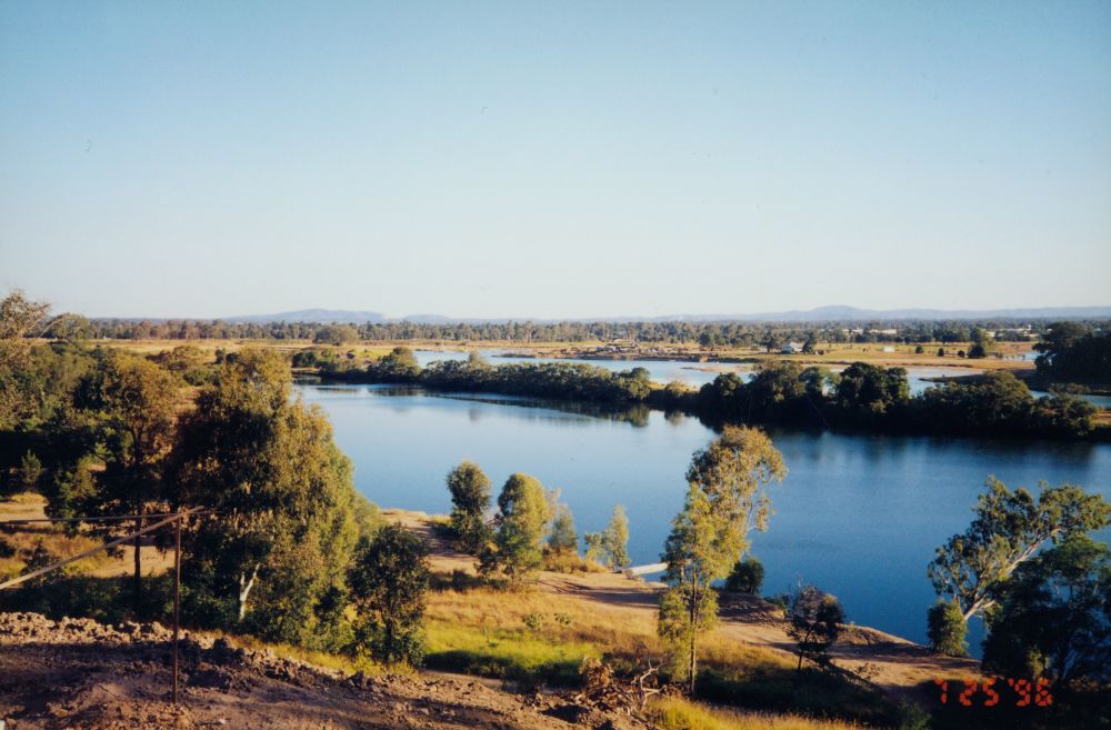 North Pine River from Castle Hill Estate, Murrumba Downs, 1996