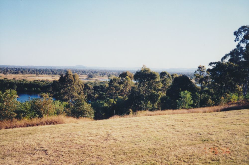 North Pine River from Castle Hill Estate, Murrumba Downs, 1996
