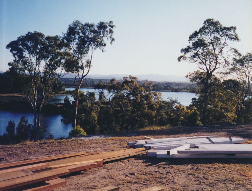 North Pine River from Castle Hill Estate, Murrumba Downs, 1996