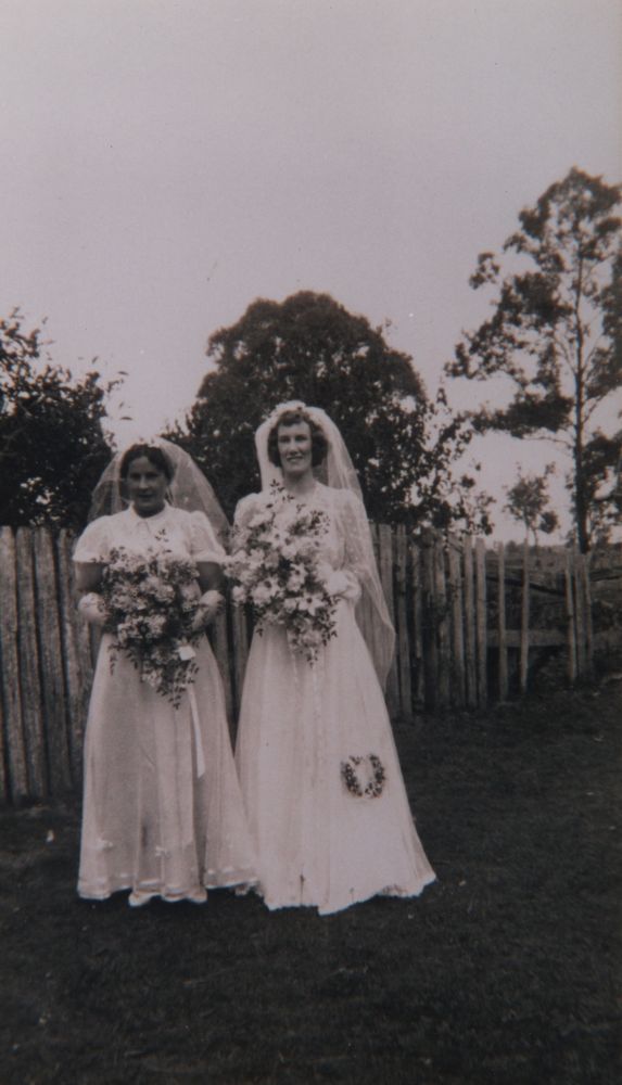 Renee Warburton (nee Stewart) and Ellie Stewart, ca. 1930