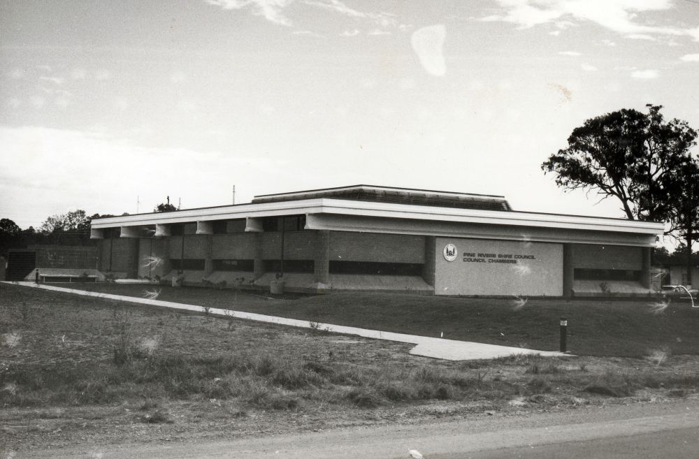 Pine Rivers Shire Council Chambers, Stage 1, Gympie Road Strathpine, 1974