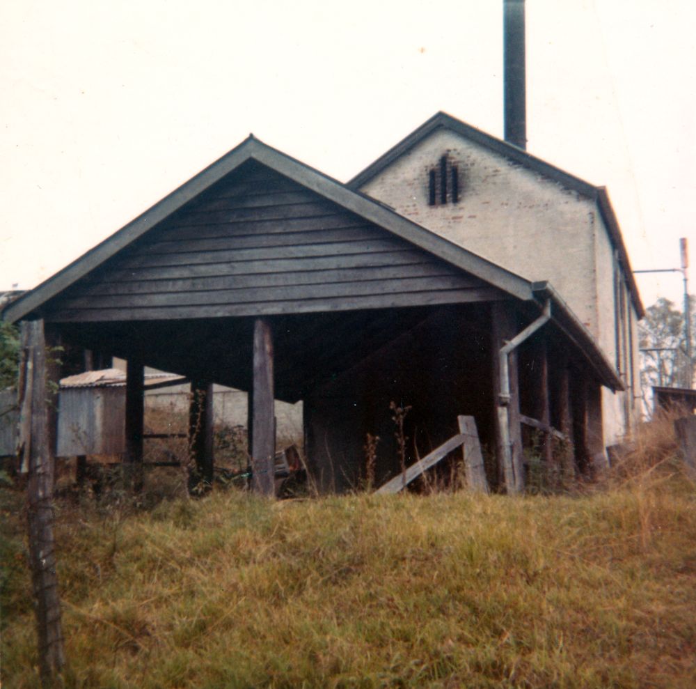 Normanby Distillery in disrepair, Strathpine, July 1973