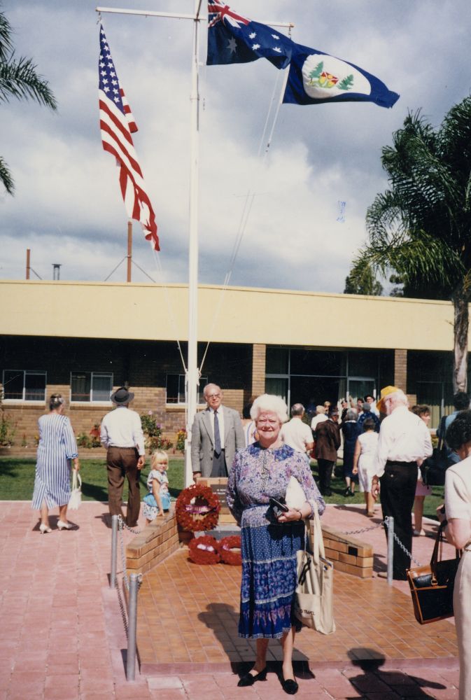 Unveiling of plaque ceremony honouring the United States of America (US) 1st Cavalry Division, 1988