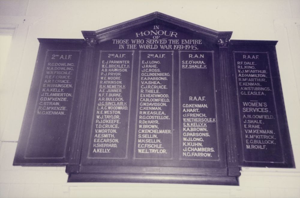 Dayboro Honour Board, ca. 1995