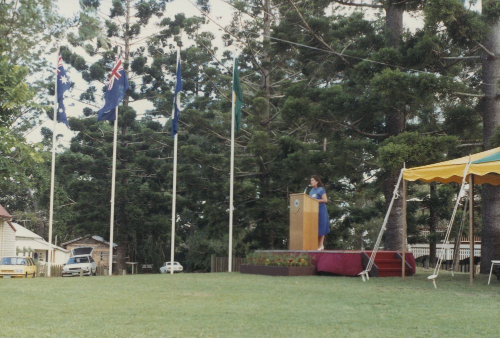 Bicentennial celebrations, North Pine Country Park, Petrie, 1988