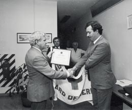 Award of Merit Presentation
